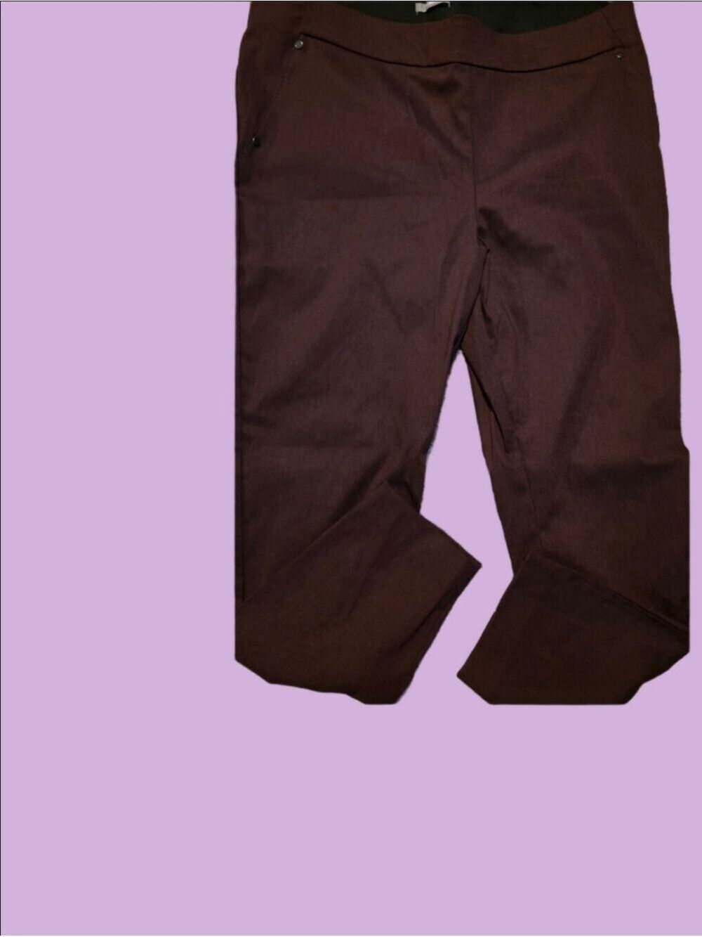 Maurices Boot Cut Pants in Dark Burgundy